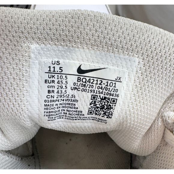 Nike Flight Legacy White Leather High Top Sneakers Mens Size 11.5 - Picture 7 of 10